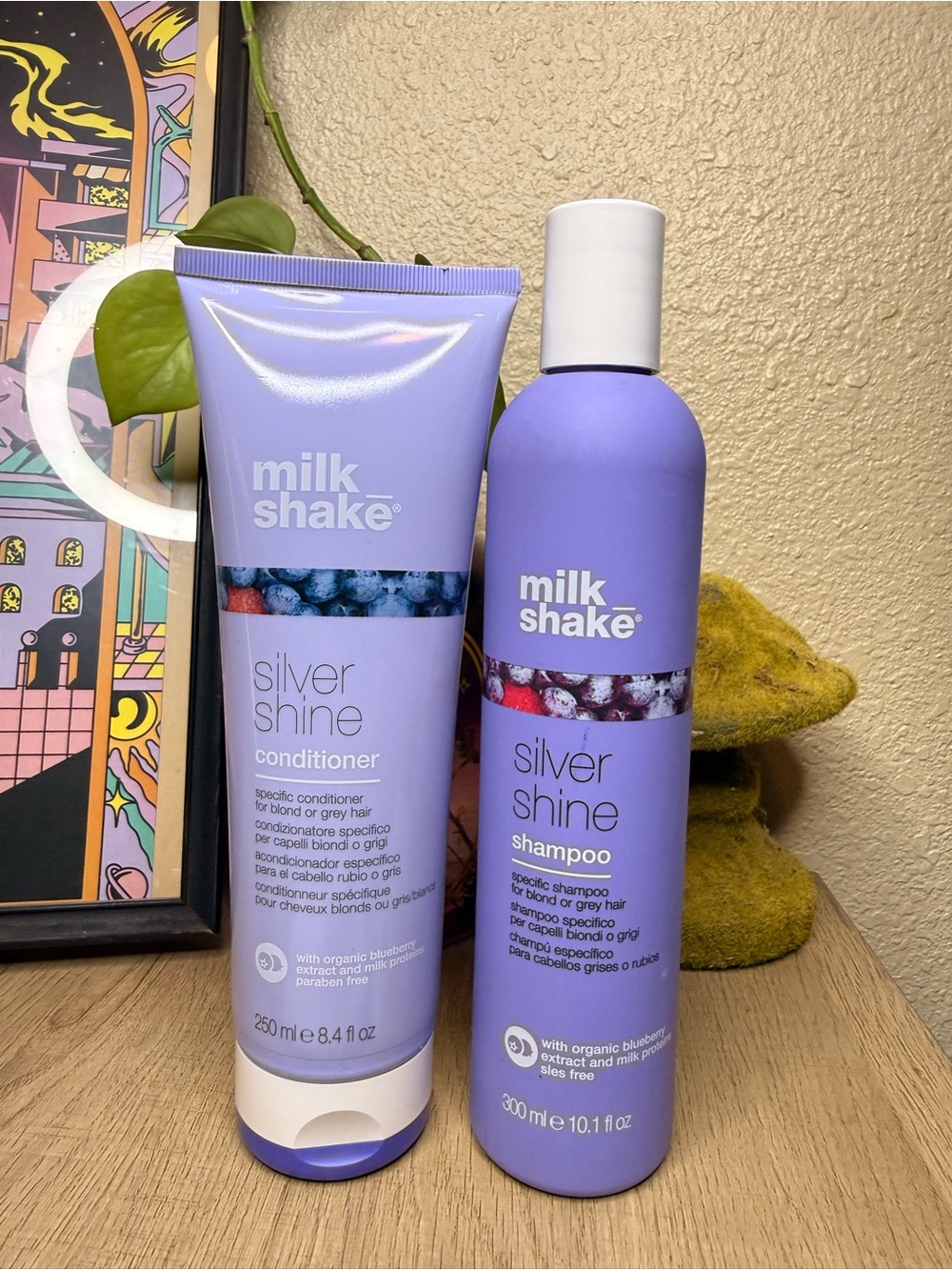 Milkshake Silver Shine Shampoo & Conditioner - Purple